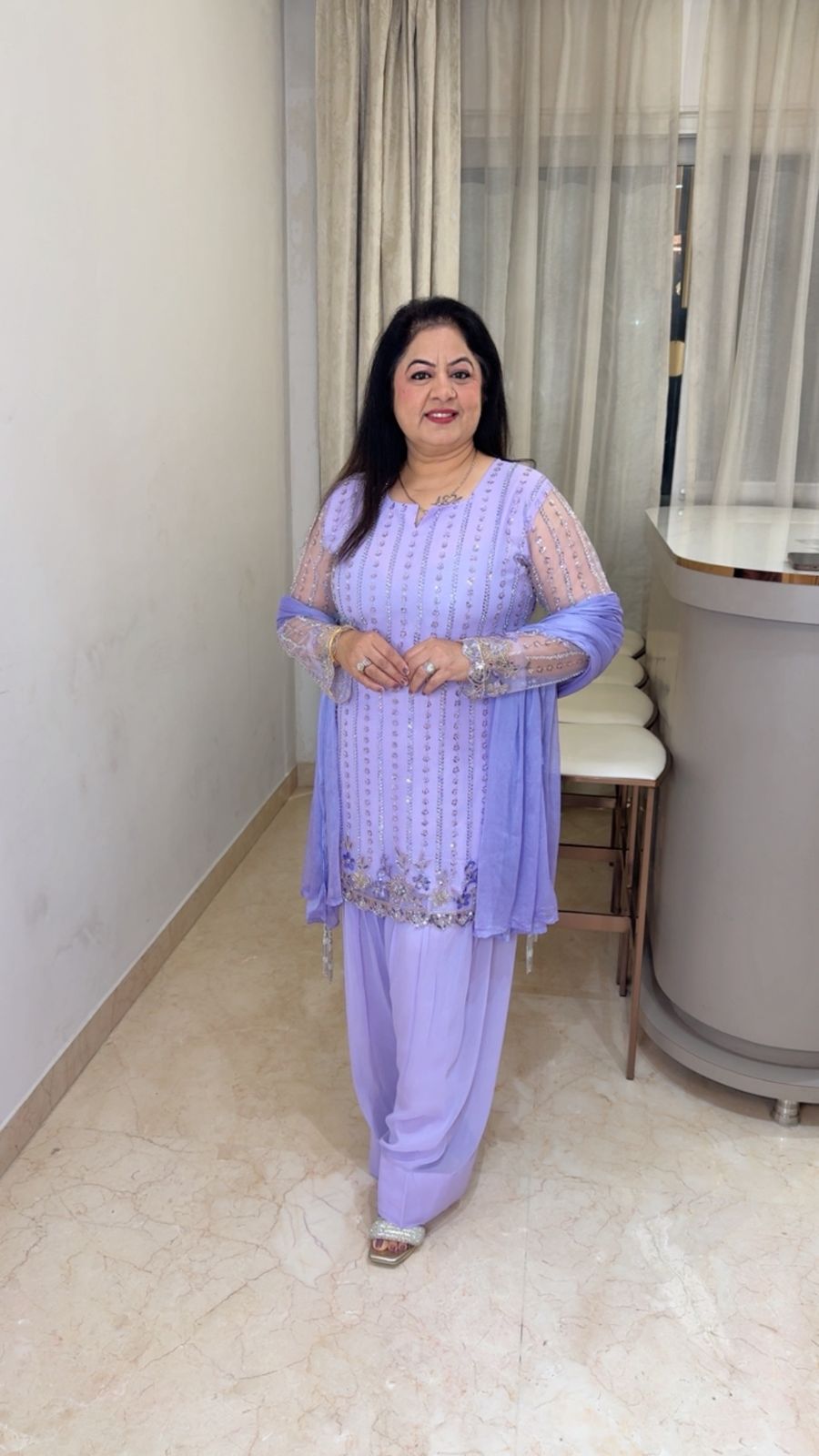 Imported korean net farshi salwar suit 3 pcs suit