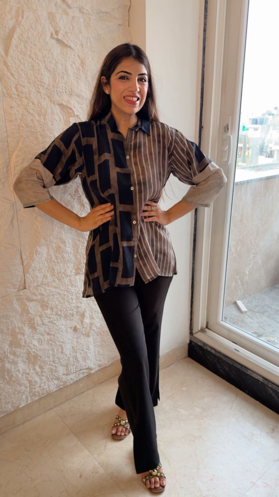 Affordable digital crepe shirts