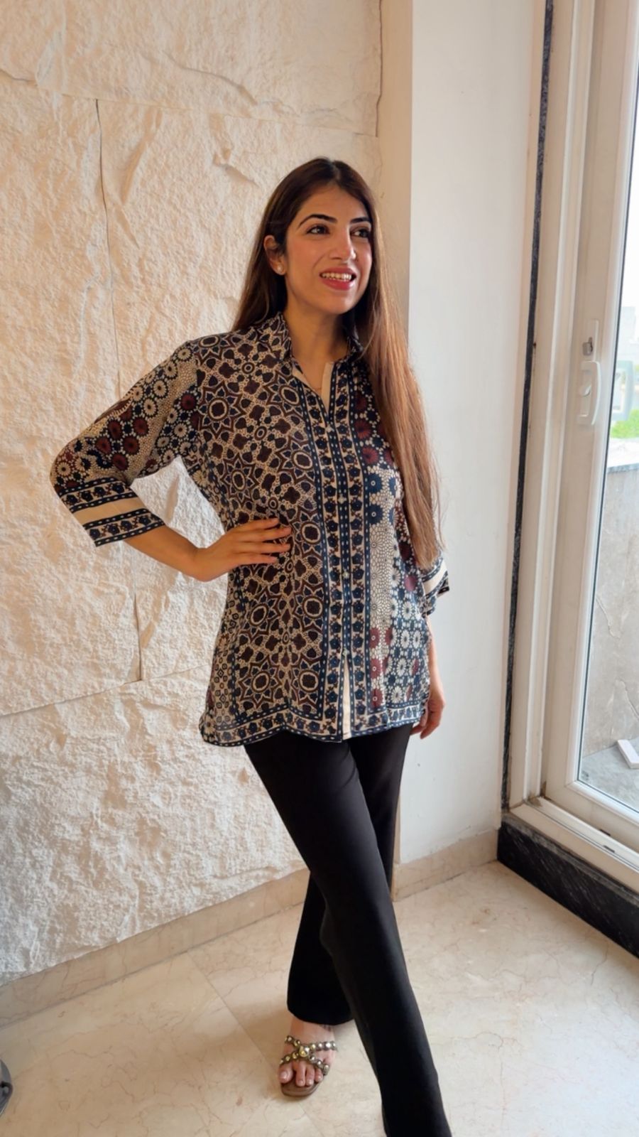 Affordable digital crepe shirts