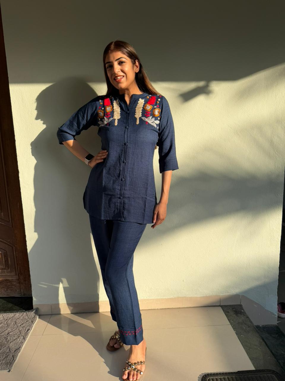 Imported cotton 2pc, co-ord set